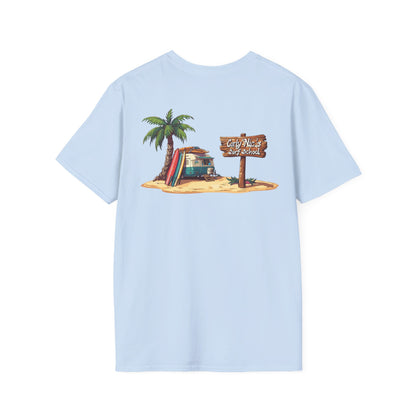 Curly Nics Surf School - T shirt