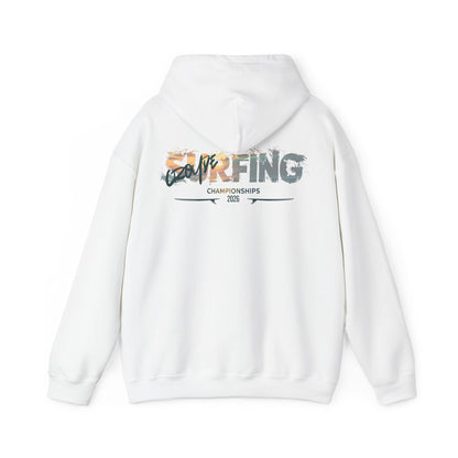 Surfing Championships Hoodie — Vintage Wave Beach Surf Graphic