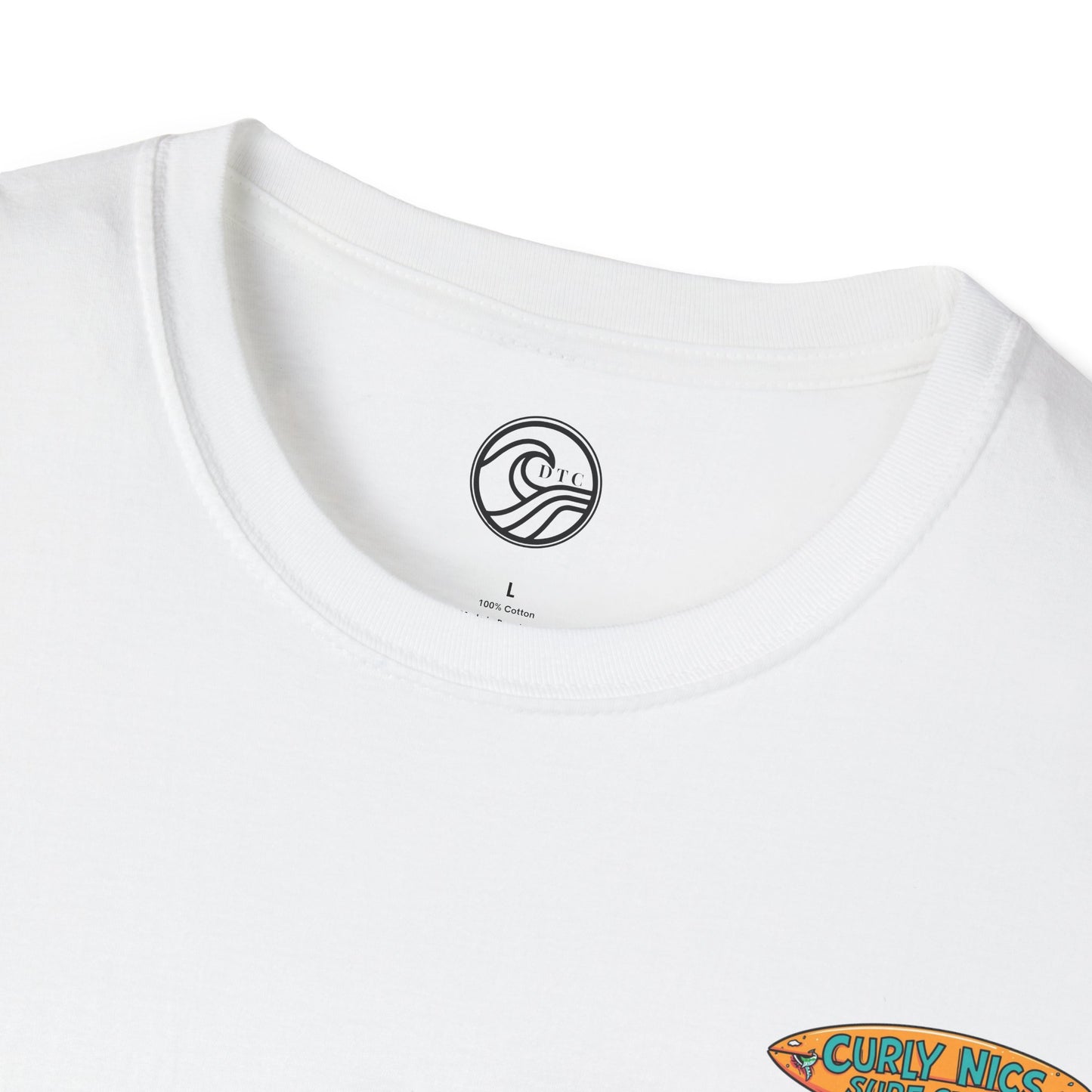 Curly Nics Surf Shack beach hut - T shirt