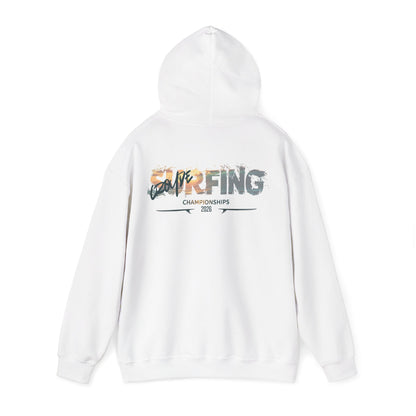 Surfing Championships Hoodie — Vintage Wave Beach Surf Graphic