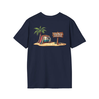 Curly Nics Surf School - T shirt